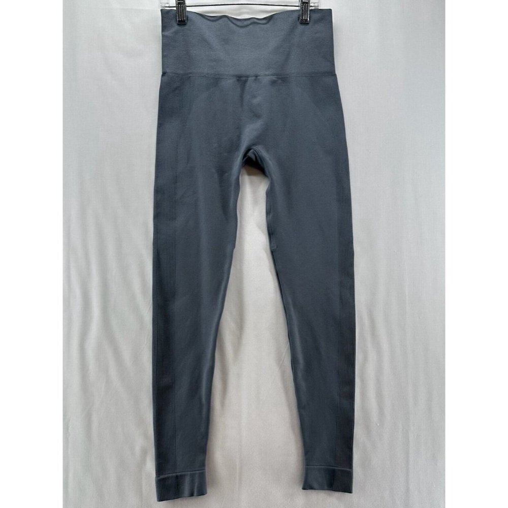 Set Active Leggings Womens Sz S SCULPTFLEX Seamless High Waist Compression Gray